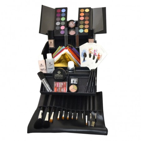 Mallette De Maquillage Premium Essentials Noir - 57pcs
